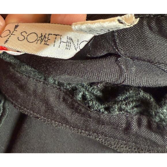 Three of Something Blouse Womens XL Black Lace Long Sleeve Business Casual - Picture 4 of 13